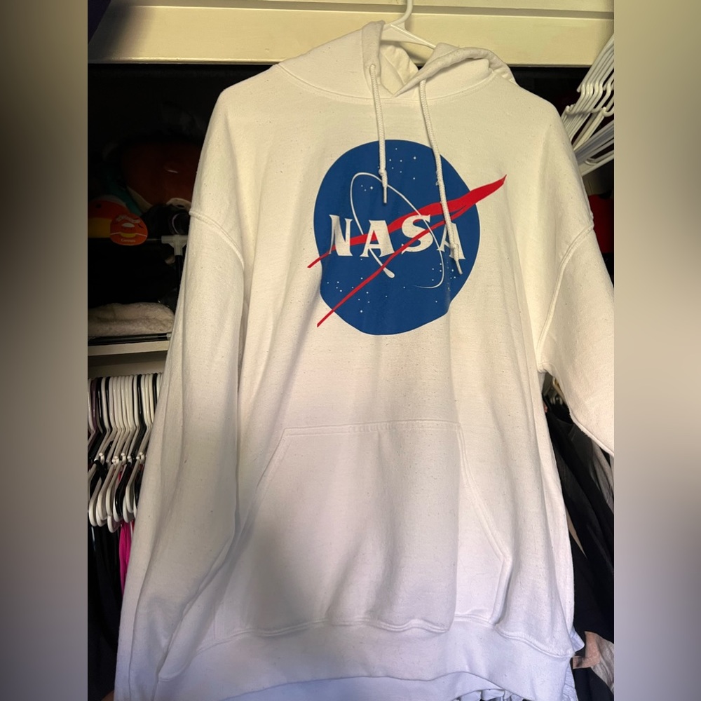 Two white hoodies